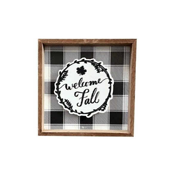 Rustic Graphic Fall Sign - Picture 1 of 2